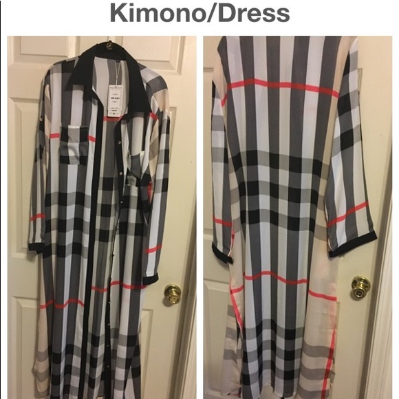 LEO RAIN Jackets & Blazers - Beautiful Red /Beige /White /Black Kimono Dress